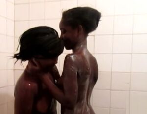 African Dykes Shot at Hot Shower Occasion